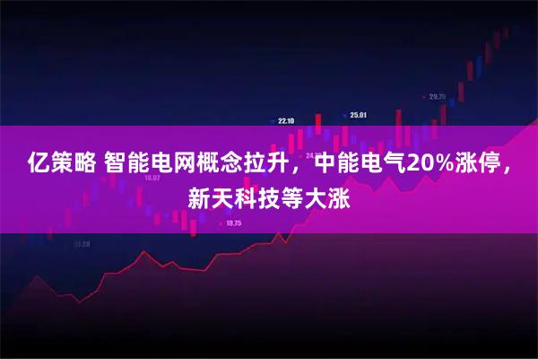 亿策略 智能电网概念拉升，中能电气20%涨停，新天科技等大涨