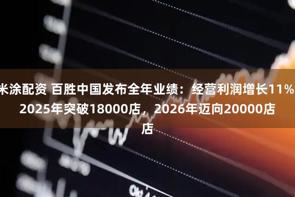 米涂配资 百胜中国发布全年业绩：经营利润增长11%，2025年突破18000店，2026年迈向20000店